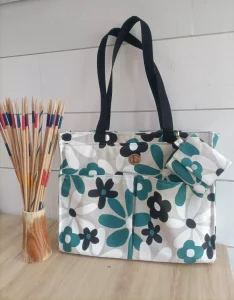 Cabas fleuris Loucia Creation